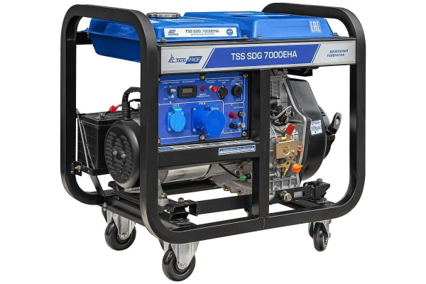 Дизельный генератор ТСС SDG 7000EHA 100033 для дома фото