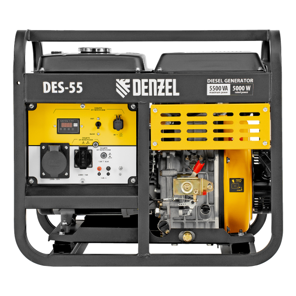 Дизельный генератор DENZEL DES-55 94413 4-х тактный фото