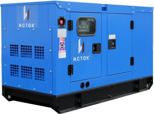 Дизельный генератор Исток АД16С-Т400-РПМ15 в кожухе с АВР  промышленный фото