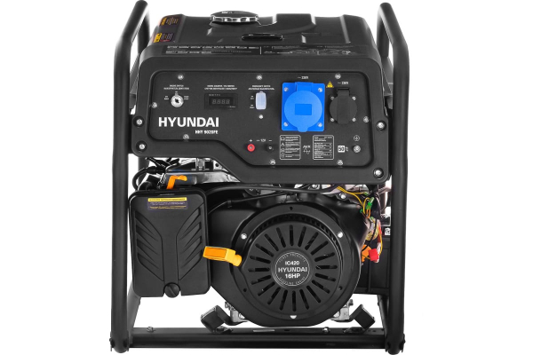 Бензиновый генератор Hyundai HHY 9020FE стационарный фото