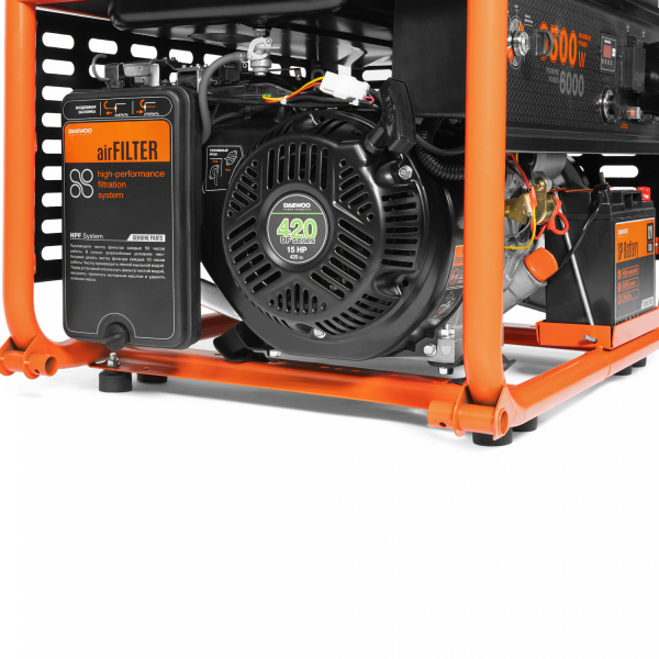 Бензиновый генератор DAEWOO GDA 7500 DFE 4-х тактный фото