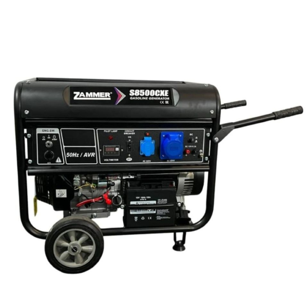 Бензиновый генератор Zammer S8500CXE 4-х тактный фото