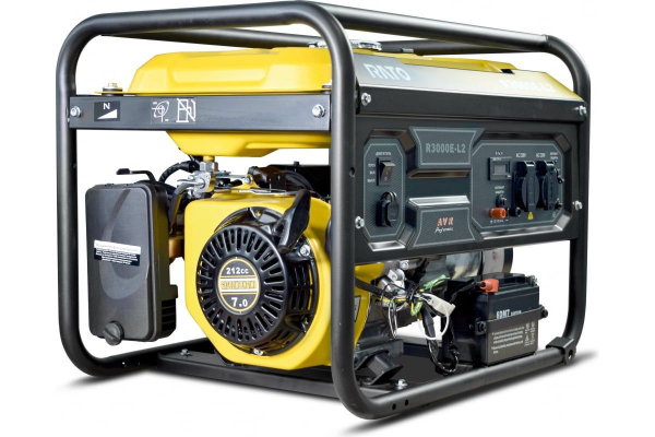 Бензиновый генератор RATO R3000E-L2 электростартер для газового котла фото