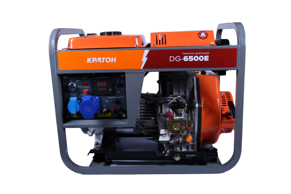 Дизельный генератор КРАТОН DG-6500E 3 08 02 027 синхронный фото