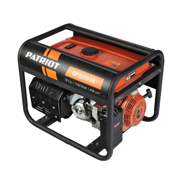Бензиновый генератор PATRIOT GP 8210 AE на колесах фото
