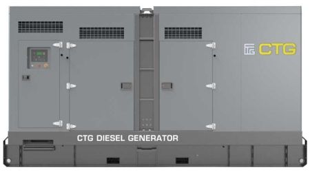 Дизельный генератор CTG 66C в кожухе с АВР фото