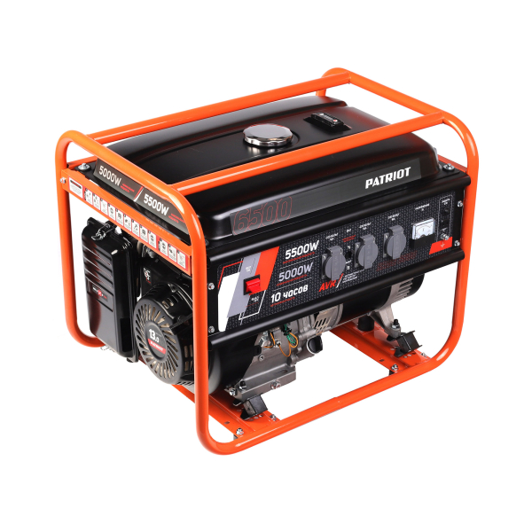 Бензиновый генератор PATRIOT SRGE 6500 4-х тактный фото