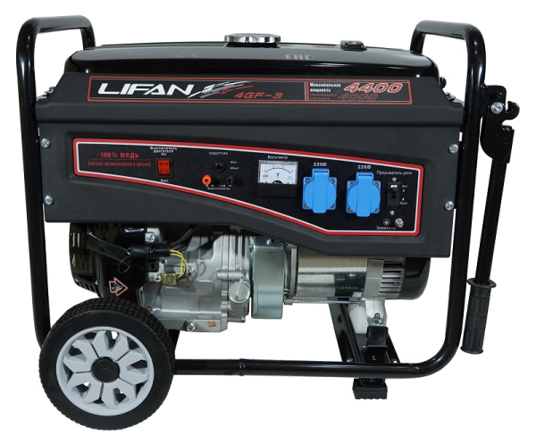 Бензиновый генератор Lifan 4 GF-3 (LF5000) 2-х тактный фото